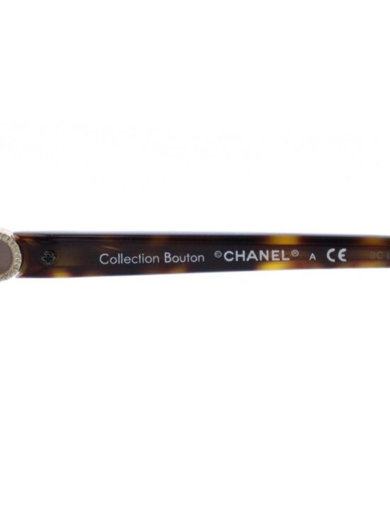 Chanel CC Logo Sunglasses Tortoiseshell Pattern Brown Eyewear main image 8